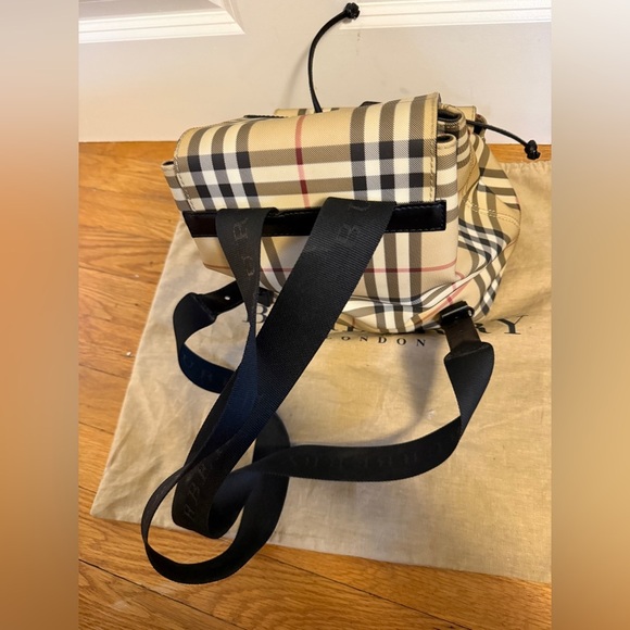 Burberry Backpack Traditional Print Like New!! VINTAGE Y2K - Picture 4 of 16
